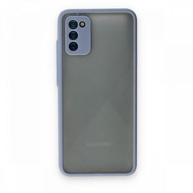 BSSM Samsung Galaxy A02S Montreal Silikon Kapak Gri Kılıf
