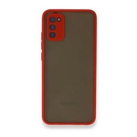 BSSM Samsung Galaxy A02S Montreal Silikon Kapak Kırmızı Kılıf