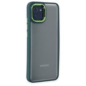 BSSM Samsung Galaxy A03 Dora Kapak Haki Yeşil Kılıf