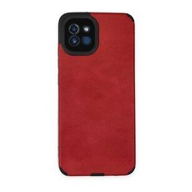 BSSM Samsung Galaxy A03 Loop Deri Silikon Kırmızı Kılıf