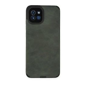 BSSM Samsung Galaxy A03 Loop Deri Silikon Yeşil Kılıf