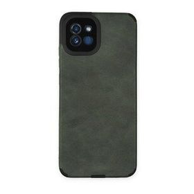 BSSM Samsung Galaxy A03 Loop Deri Silikon Yeşil Kılıf