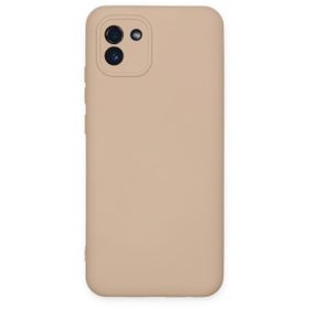 BSSM Samsung Galaxy A03 Nano içi Kadife Silikon Pudra Kılıf