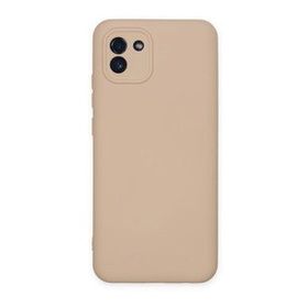 BSSM Samsung Galaxy A03 Nano içi Kadife Silikon Pudra Kılıf