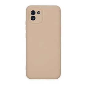 BSSM Samsung Galaxy A03 Nano içi Kadife Silikon Pudra Kılıf