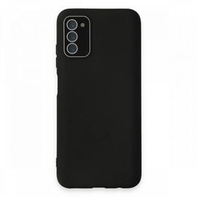 BSSM Samsung Galaxy A03S Lansman Glass Kapak Siyah Kılıf