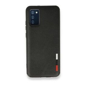 BSSM Samsung Galaxy A03S Loop Deri Silikon Siyah Kılıf