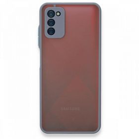 BSSM Samsung Galaxy A03S Montreal Silikon Kapak Gri Kılıf