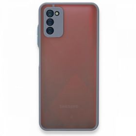 BSSM Samsung Galaxy A03S Montreal Silikon Kapak Gri Kılıf