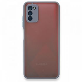 BSSM Samsung Galaxy A03S Montreal Silikon Kapak Gri Kılıf