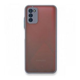 BSSM Samsung Galaxy A03S Montreal Silikon Kapak Gri Kılıf