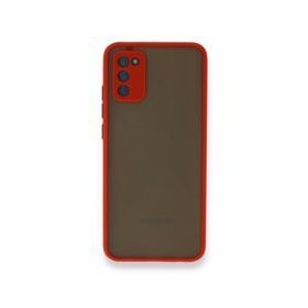 BSSM Samsung Galaxy A03S Montreal Silikon Kapak Kırmızı Kılıf