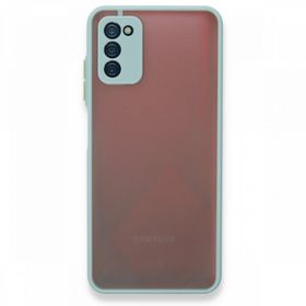 BSSM Samsung Galaxy A03S Montreal Silikon Kapak Turkuaz Kılıf