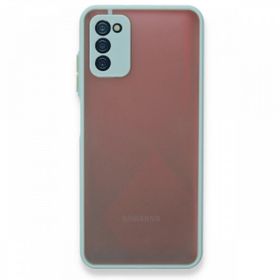 BSSM Samsung Galaxy A03S Montreal Silikon Kapak Turkuaz Kılıf