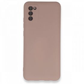 BSSM Samsung Galaxy A03S Nano içi Kadife Silikon Pudra Kılıf