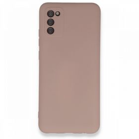 BSSM Samsung Galaxy A03S Nano içi Kadife Silikon Pudra Kılıf