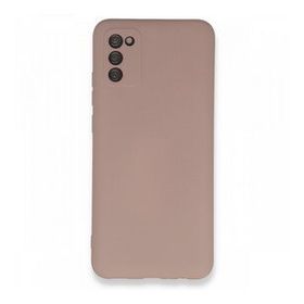 BSSM Samsung Galaxy A03S Nano içi Kadife Silikon Pudra Kılıf
