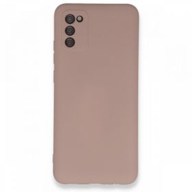 BSSM Samsung Galaxy A03S Nano içi Kadife Silikon Pudra Kılıf