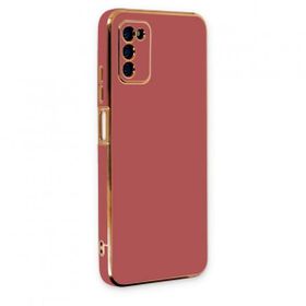 BSSM Samsung Galaxy A03S Volet Silikon Kırmızı Kılıf