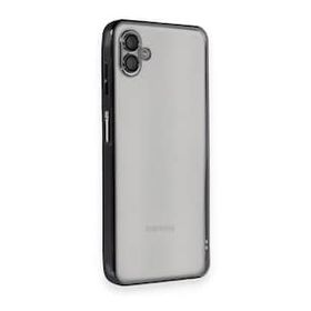 BSSM Samsung Galaxy A04 Razer Lensli Silikon Siyah Kılıf