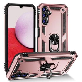 BSSM Samsung Galaxy A04S Sofya Yüzüklü Silikon Kapak Rose Kılıf