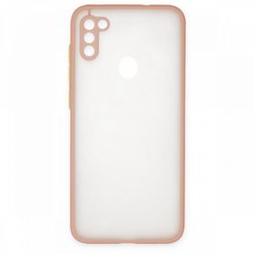 BSSM Samsung Galaxy A11 Montreal Silikon Kapak Pembe Kılıf