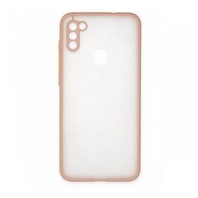 BSSM Samsung Galaxy A11 Montreal Silikon Kapak Pembe Kılıf