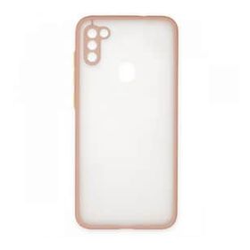 BSSM Samsung Galaxy A11 Montreal Silikon Kapak Pembe Kılıf