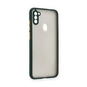 BSSM Samsung Galaxy A11 Montreal Silikon Kapak Yeşil Kılıf