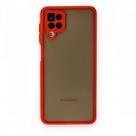 BSSM Samsung Galaxy A12 Montreal Silikon Kapak Kırmızı Kılıf