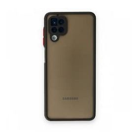 BSSM Samsung Galaxy A12 Montreal Silikon Kapak Siyah Kılıf