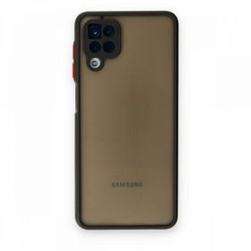 BSSM Samsung Galaxy A12 Montreal Silikon Kapak Siyah Kılıf