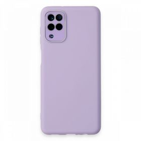 BSSM Samsung Galaxy A22 Lansman Glass Kapak Lila Kılıf