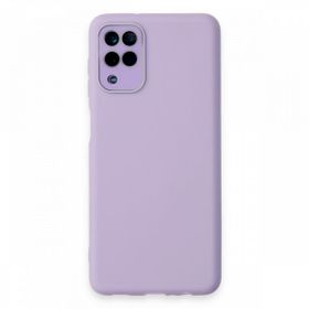 BSSM Samsung Galaxy A22 Lansman Glass Kapak Lila Kılıf