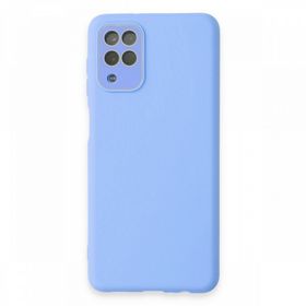 BSSM Samsung Galaxy A22 Lansman Glass Kapak Mavi Kılıf