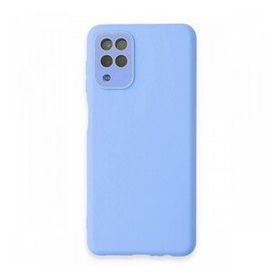 BSSM Samsung Galaxy A22 Lansman Glass Kapak Mavi Kılıf