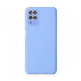 BSSM Samsung Galaxy A22 Lansman Glass Kapak Mavi Kılıf
