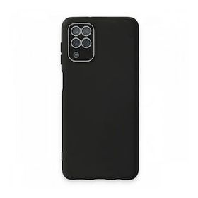 BSSM Samsung Galaxy A22 Lansman Glass Kapak Siyah Kılıf