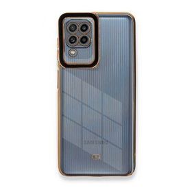 BSSM Samsung Galaxy A22 Liva Lens Silikon Siyah Kılıf