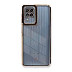 BSSM Samsung Galaxy A22 Liva Lens Silikon Siyah Kılıf