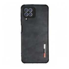 BSSM Samsung Galaxy A22 Loop Deri Silikon Lacivert Kılıf
