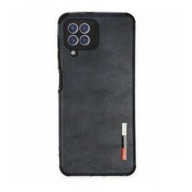 BSSM Samsung Galaxy A22 Loop Deri Silikon Lacivert Kılıf