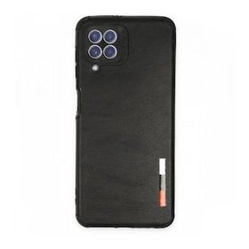 BSSM Samsung Galaxy A22 Loop Deri Silikon Siyah Kılıf