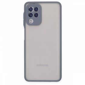 BSSM Samsung Galaxy A22 Montreal Silikon Kapak Gri Kılıf