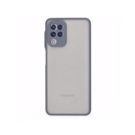 BSSM Samsung Galaxy A22 Montreal Silikon Kapak Gri Kılıf