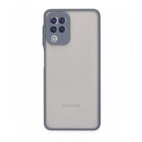 BSSM Samsung Galaxy A22 Montreal Silikon Kapak Gri Kılıf