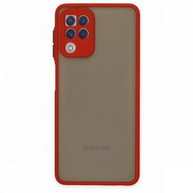 BSSM Samsung Galaxy A22 Montreal Silikon Kapak Kırmızı Kılıf