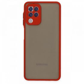 BSSM Samsung Galaxy A22 Montreal Silikon Kapak Kırmızı Kılıf
