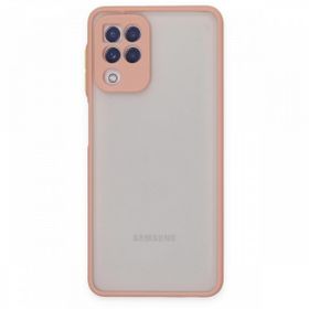 BSSM Samsung Galaxy A22 Montreal Silikon Kapak Pembe Kılıf