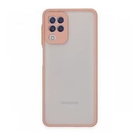 BSSM Samsung Galaxy A22 Montreal Silikon Kapak Pembe Kılıf
